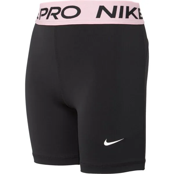 Nike PRO Dievčenské krátke nohavice, čierna, veľkosť