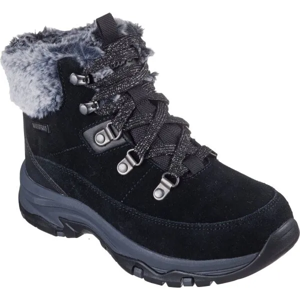 Skechers TREGO - SNOW WORRIES Dámska zimná obuv, čierna, veľkosť