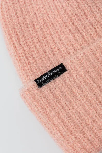 Čapica Peak Performance Woolblend Hat Peach Fuzz