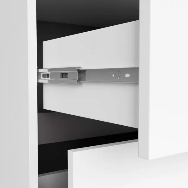 Ak furniture Závěsná skříňka pod umyvadlo VAMI 90 cm bílá/grafitová