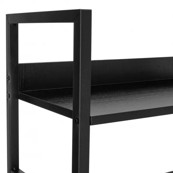 TZB Regál VARBERG 125x60 cm černý