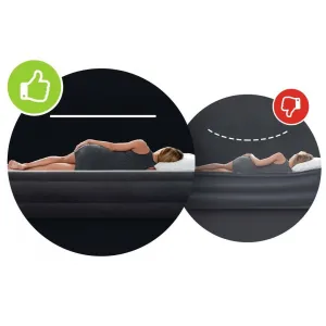 Nafukovací matrace INTEX 64143 203x152 cm tmavě modrá