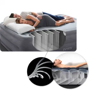 Nafukovací matrace INTEX 64143 203x152 cm tmavě modrá