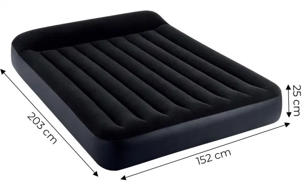 Nafukovací matrace INTEX 64143 203x152 cm tmavě modrá