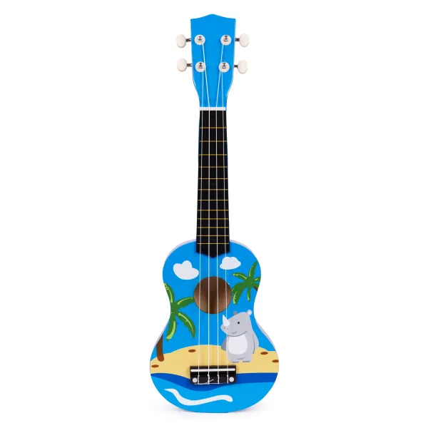 ECOTOYS Detské ukulele TINY PLAYER modré