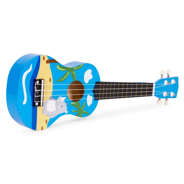 ECOTOYS Detské ukulele TINY PLAYER modré