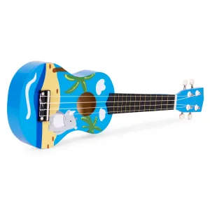 ECOTOYS Detské ukulele TINY PLAYER modré
