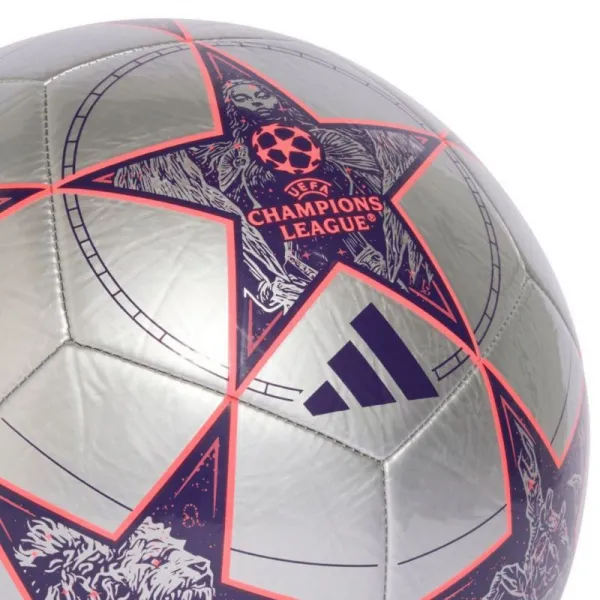 Futbalová lopta ADIDAS UCL CLB SILVMT DPURPL TURBO