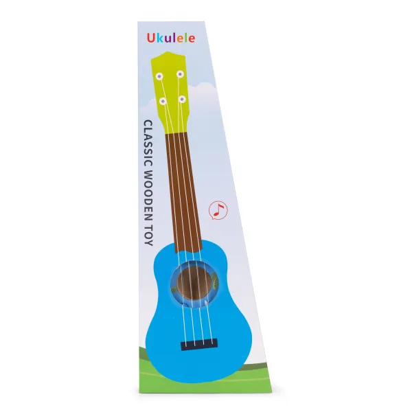 ECOTOYS Detské ukulele TINY PLAYER modré