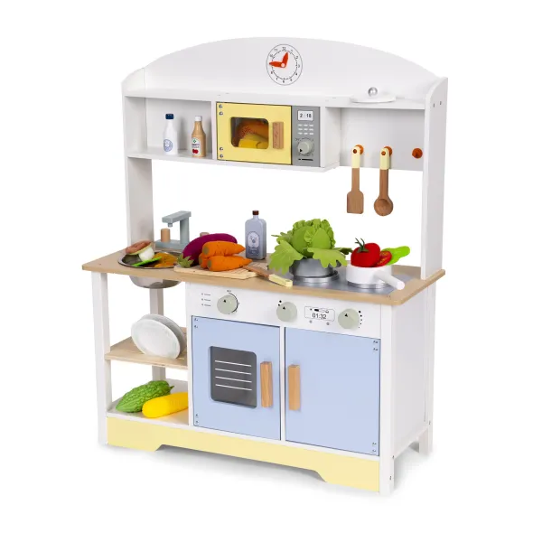 ECOTOYS Dětská kuchyňka s příslušenstvím MILA vícebarevná