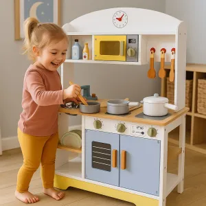 ECOTOYS Dětská kuchyňka s příslušenstvím MILA vícebarevná