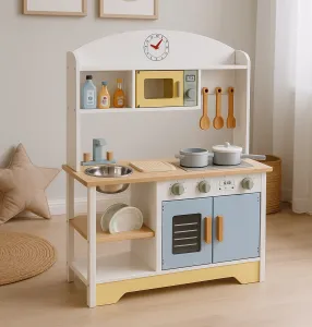 ECOTOYS Dětská kuchyňka s příslušenstvím MILA vícebarevná