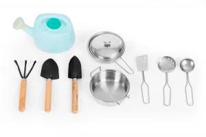 ECOTOYS Dřevěná kuchyňka pro děti MASTER II hnědá