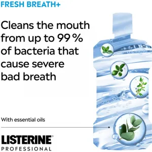 LISTERINE Professional fresh breath + ústna voda bez alkoholu 500 ml