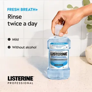 LISTERINE Professional fresh breath + ústna voda bez alkoholu 500 ml