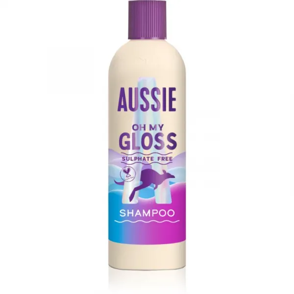 Aussie Oh My Gloss Shampoo šampón na lesk a hebkosť vlasov 300 ml