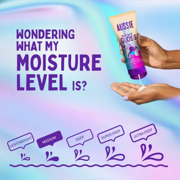 Aussie Oh My Gloss Hydrating Conditioner rozjasňujúci a hydratačný kondicionér 200 ml