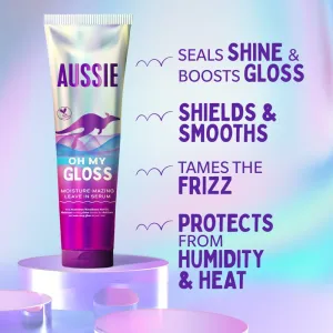 Aussie Oh My Gloss Leave In Serum bezoplachové sérum pre hydratáciu a lesk 160 ml