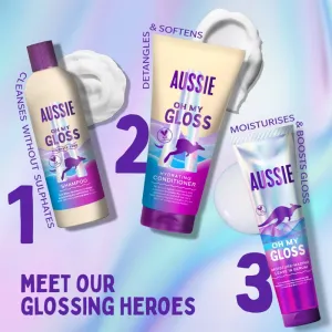Aussie Oh My Gloss Leave In Serum bezoplachové sérum pre hydratáciu a lesk 160 ml
