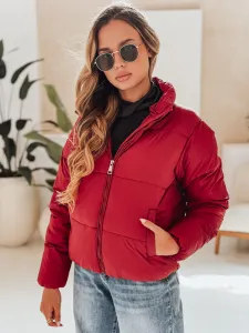 Dámska zimná puffer bunda s kapucňou