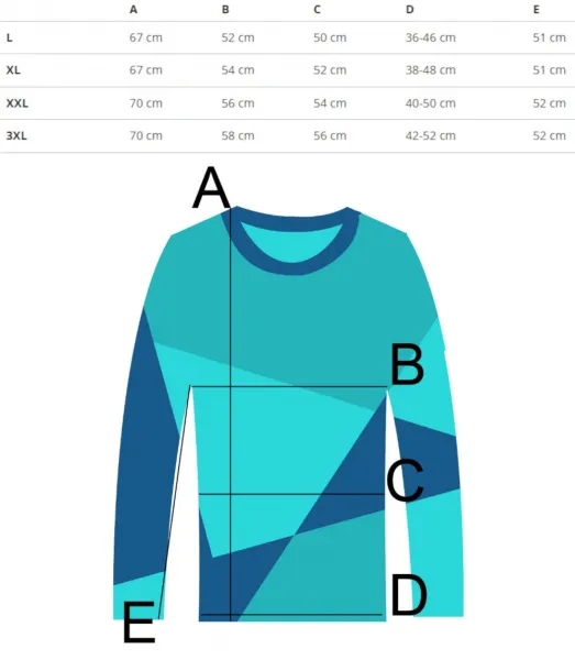 Pri Men's hoodless sports sweatshirt with small reflector
