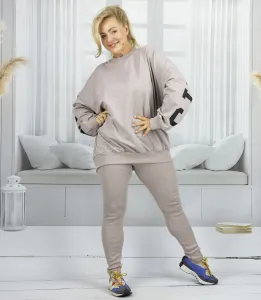 Pri Women's tracksuit loose sweatshirt + ribbed leggings CHICAGO