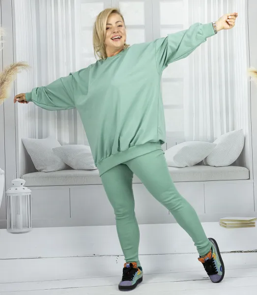 Pri Women's tracksuit loose sweatshirt + ribbed leggings CHICAGO
