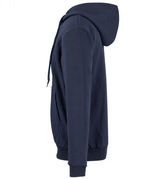 Pri Men's warm sweatshirt with a hood, plain, one-color