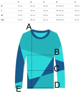 Pri Men's warm sweatshirt with ozodbone embroidery