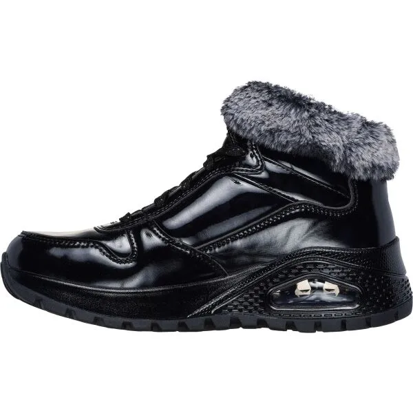 Skechers UNO RUGGED - FIESTY WINTER Dámska zimná obuv, čierna, veľkosť