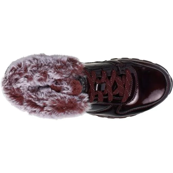 Skechers UNO RUGGED - FIESTY WINTER Dámska zimná obuv, vínová, veľkosť