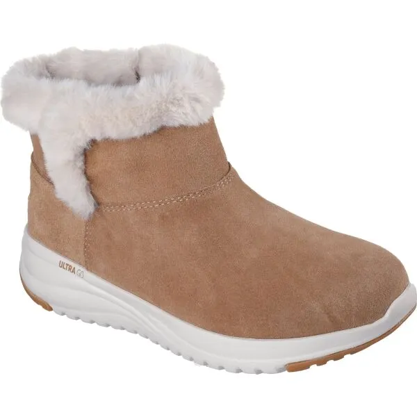 Skechers ON-THE-GO STELLAR - COZY STEP Dámska zimná obuv, hnedá, veľkosť