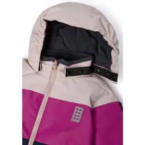LEGO&reg; kidswear LWJERI 702 Dievčenská zimná bunda, ružová, veľkosť