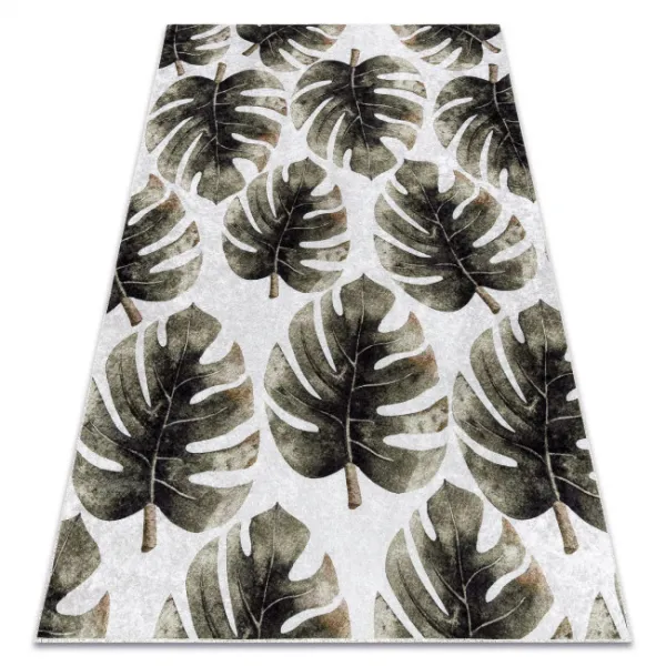Koberec MIRO 52102.801 listy Monstera, zelený