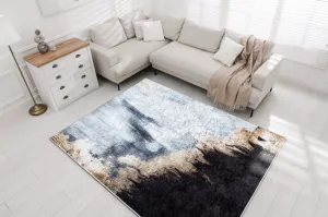 Koberec MIRO 51573.802 abstraktný, modrý / zlatý