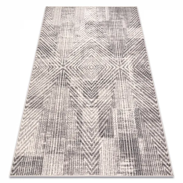 Koberec ANGEL 7890 / 52042 rybia kosť, chevron béžový / sivý