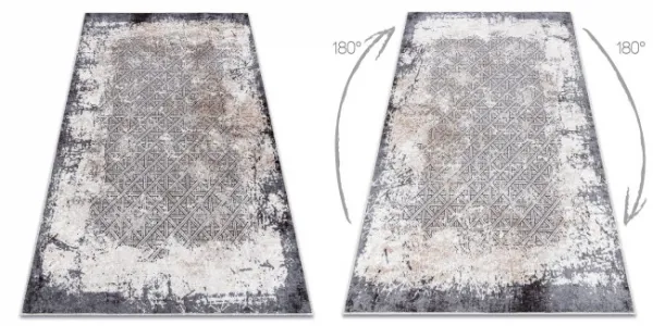 Koberec MIRO 51864.804 Vintage, kocka sivý
