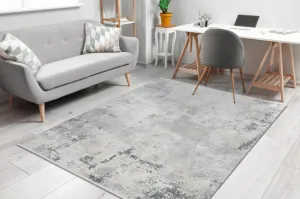 Koberec DUKE 51378 krémový / sivý, betón / strapce