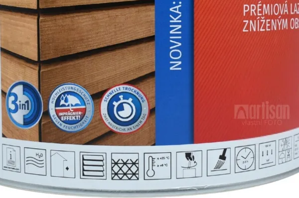 REMMERS HK lazúra 3v1 Plus - ochranná lazúra na drevo pre exteriér 5 l Teak