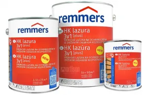 REMMERS HK lazúra 3v1 Plus - ochranná lazúra na drevo pre exteriér 5 l Teak