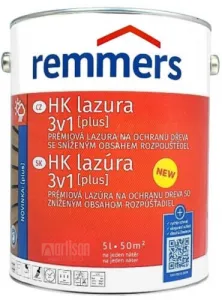 REMMERS HK lazúra 3v1 Plus - ochranná lazúra na drevo pre exteriér 5 l Teak