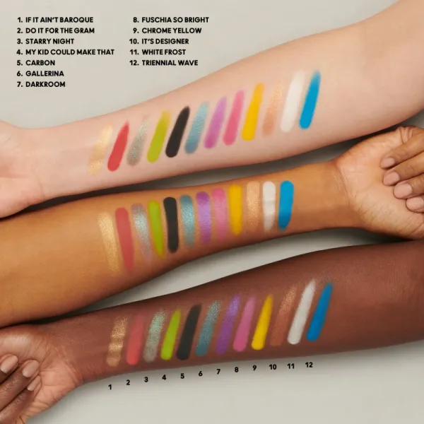 MAC Cosmetics Connect In Colour Eye Shadow Palette 12 shades paletka očných tieňov odtieň Hi-Fi Colour 12,2 g