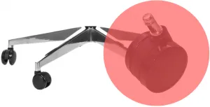 MERCURY Ergonomická kancelárska stolička OAMA PLUS, čierna, pre vysoké postavy