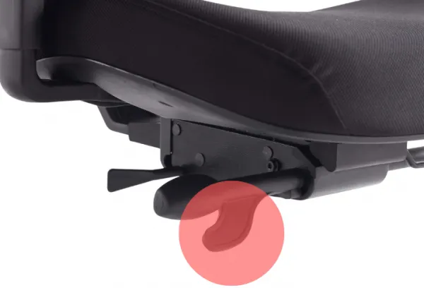 MERCURY Ergonomická kancelárska stolička OAMA PLUS, čierna, pre vysoké postavy