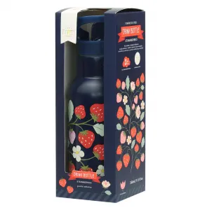 A Little Lovely Company - antikorová fľaša na pitie, 350 ml - jahody