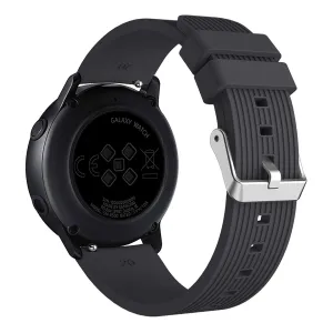 Bstrap Silicone Line (Small) remienok na Samsung Galaxy Watch Active 2 40/44mm, black (SSG003C07)