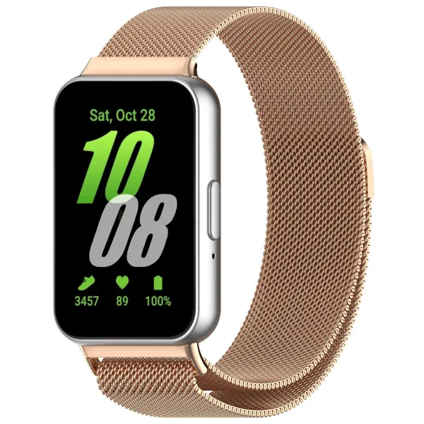 BStrap Milanese remienok na Samsung Galaxy Fit 3, rose gold