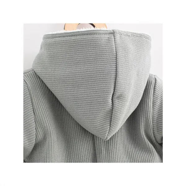 Dojčenská kombinéza s kapucňou New Baby Frosty grey 74 (6-9m)