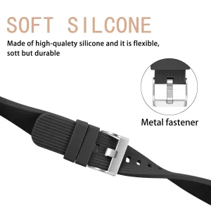 BStrap Silicone Line (Large) remienok na Xiaomi Amazfit GTR Mini, black