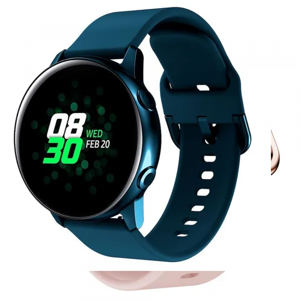 BStrap Silicone V2 remienok na Huawei Watch GT2 42mm, Azure blue (SSG002C0207)